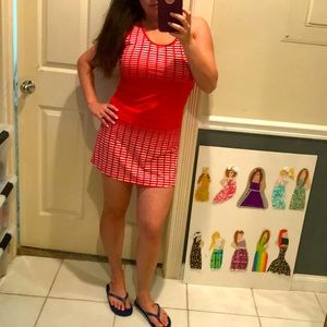 Bolle sport skort and top striped outfit size M